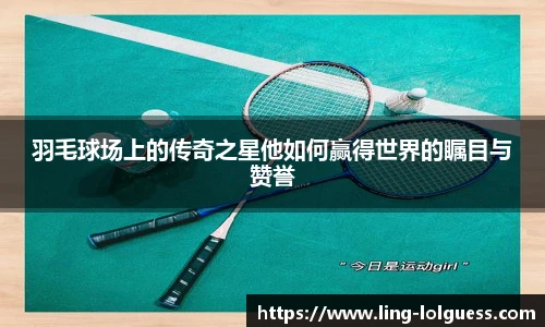 羽毛球场上的传奇之星他如何赢得世界的瞩目与赞誉